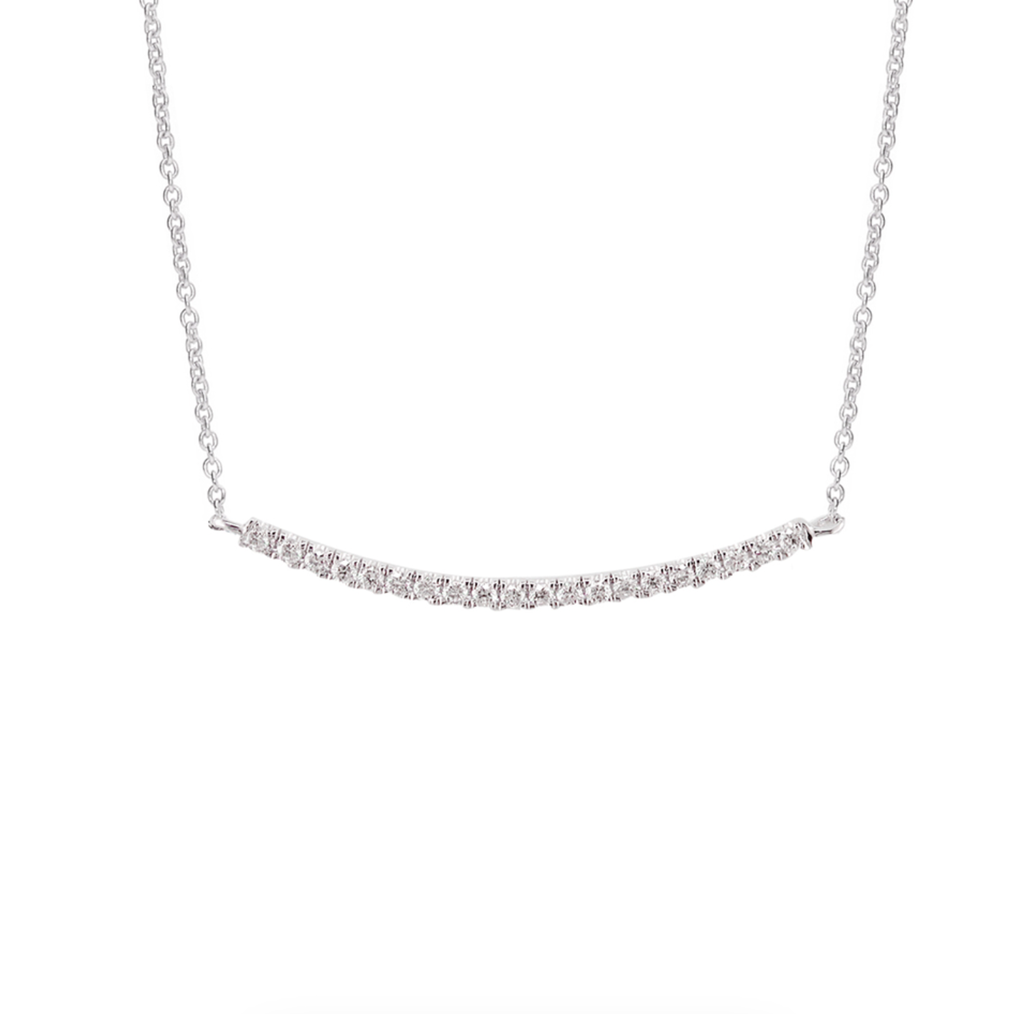 Diamond Bar Necklace