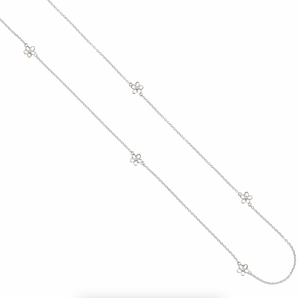 Diamond Buttercup Necklace