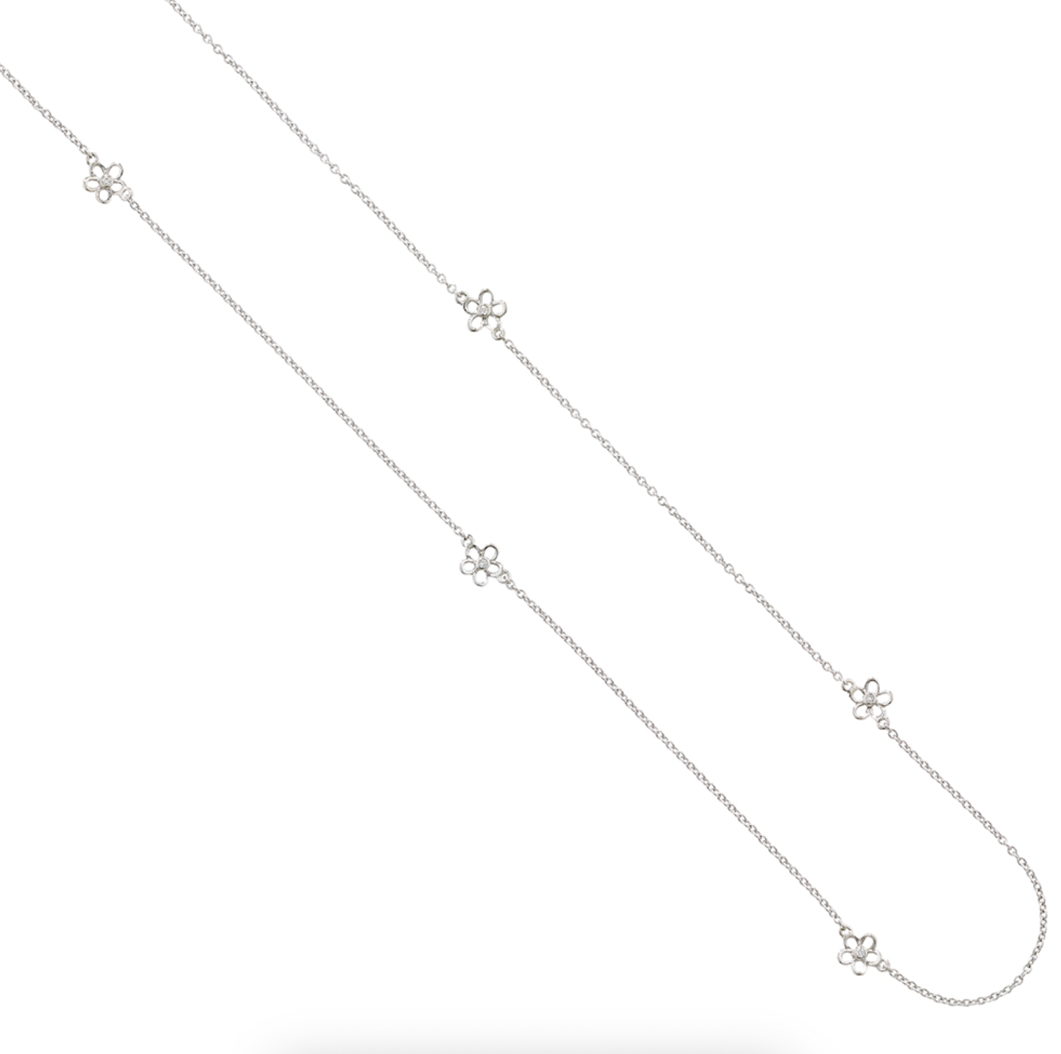 Diamond Buttercup Necklace