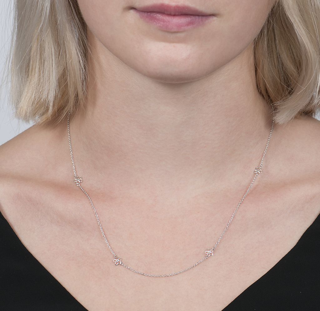 Diamond Buttercup Necklace